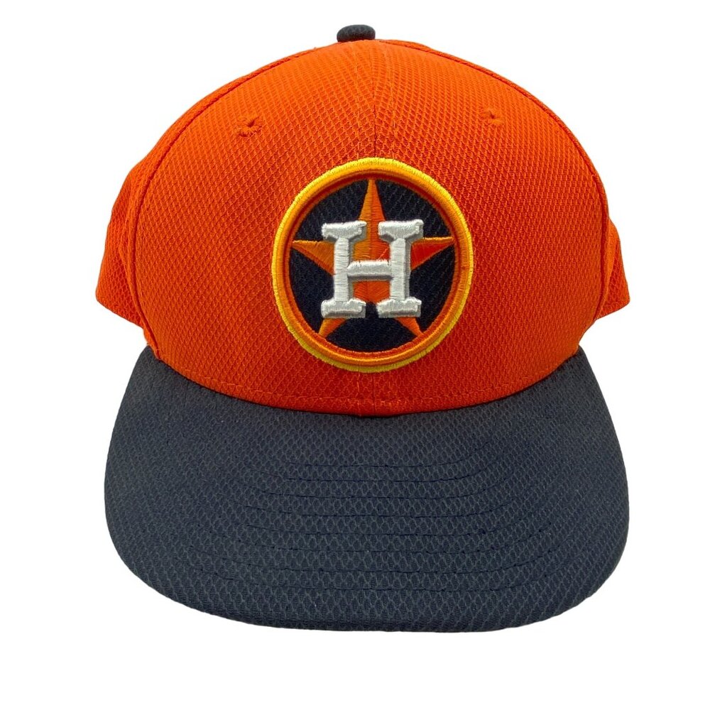 59Fifty‎ Houston Astros baseball hat Orange blue Size 7.5 New Era
